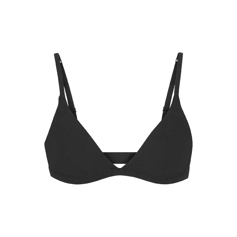 padded bras for added volume Bra with a plunge neckline for low - cut tops COTTON JERSEY TRIANGLE BRALETTE | SOOT padded bras for added volume Bra with a plunge neckline for low - cut tops COTTON JERSEY TRIANGLE BRALETTE | SOOT