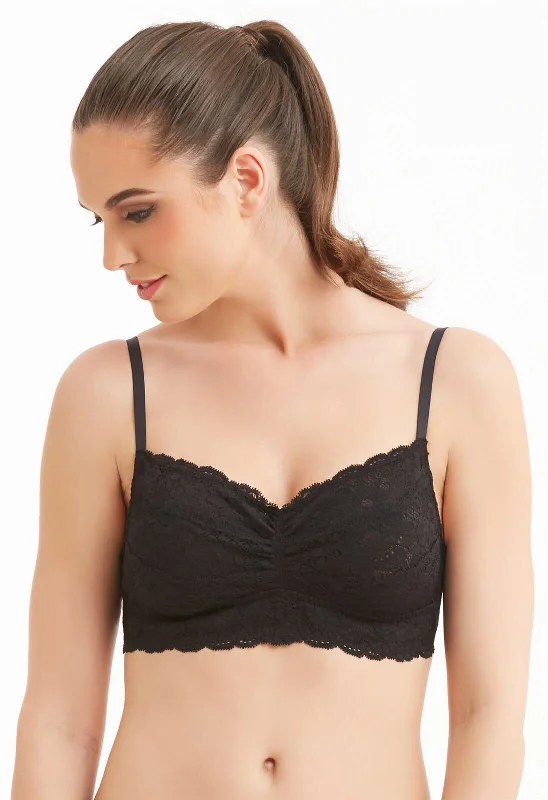 strapless bras for backless dresses Bra with a plus - size adjustable strap for added comfort MONTELLE 9334 CUP-SIZED LACE BRALETTE IN BLACK strapless bras for backless dresses Bra with a plus - size adjustable strap for added comfort MONTELLE 9334 CUP-SIZED LACE BRALETTE IN BLACK