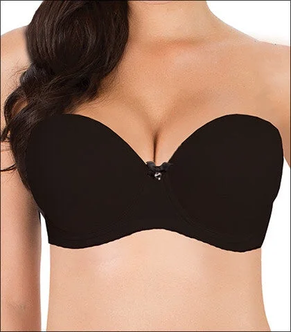 padded bras for added volume Bra with a cross - back strap design for a trendy look Parfait Jeanie 4815 Strapless Contour Bra in Black padded bras for added volume Bra with a cross - back strap design for a trendy look Parfait Jeanie 4815 Strapless Contour Bra in Black