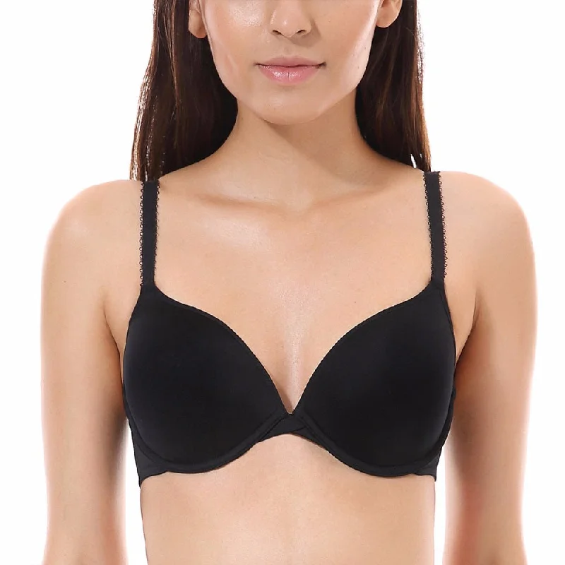 balconette lace bras for a feminine touch Long - line bras for added support and a slimming effect Push Up Plunge T-shirt Bra Women Lingerie balconette lace bras for a feminine touch Long - line bras for added support and a slimming effect Push Up Plunge T-shirt Bra Women Lingerie