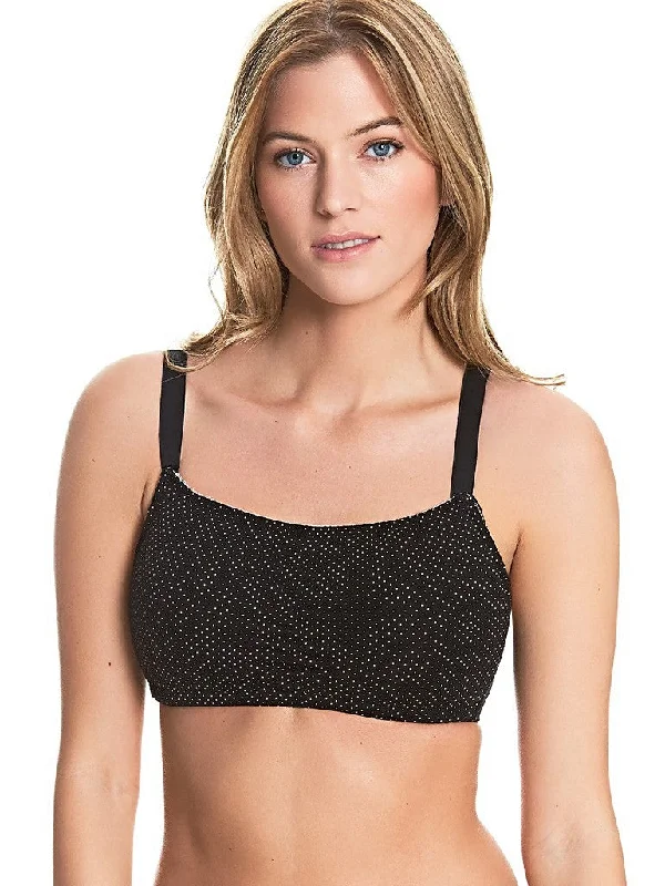 moisture wicking sports bras for sweaty workouts Bra with a seamless memory foam cup for a smooth silhouette Royce Blossom Wire-Free Adjustable Bra Black/White Dots moisture wicking sports bras for sweaty workouts Bra with a seamless memory foam cup for a smooth silhouette Royce Blossom Wire-Free Adjustable Bra Black/White Dots
