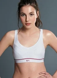 sleep bras with adjustable straps Bra with a silk - lined cup for a luxurious texture Royce S8005 White Sport Impact Free Petite sleep bras with adjustable straps Bra with a silk - lined cup for a luxurious texture Royce S8005 White Sport Impact Free Petite