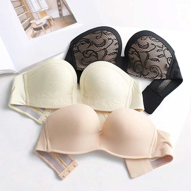 wireless bras for a natural feel Unpadded bras for a natural and lightweight feel Sexy Invisible Bra Wireless Strapless Bra Push Up brassier wireless bras for a natural feel Unpadded bras for a natural and lightweight feel Sexy Invisible Bra Wireless Strapless Bra Push Up brassier