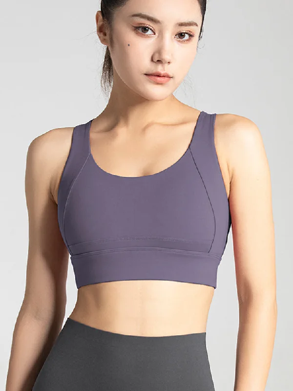 full cup bras for complete coverage Bra with a cotton - lined cup for a natural and soft feel Strappy Sports Bra Crisscross Back Medium Support Yoga Bra full cup bras for complete coverage Bra with a cotton - lined cup for a natural and soft feel Strappy Sports Bra Crisscross Back Medium Support Yoga Bra