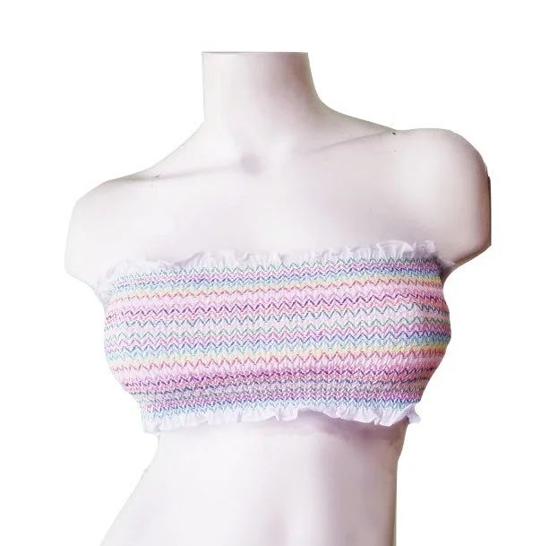 full cup padded bras for enhanced shape Full - cup bras providing maximum coverage and support Summertime Bandeau Bras - Rainbow full cup padded bras for enhanced shape Full - cup bras providing maximum coverage and support Summertime Bandeau Bras - Rainbow