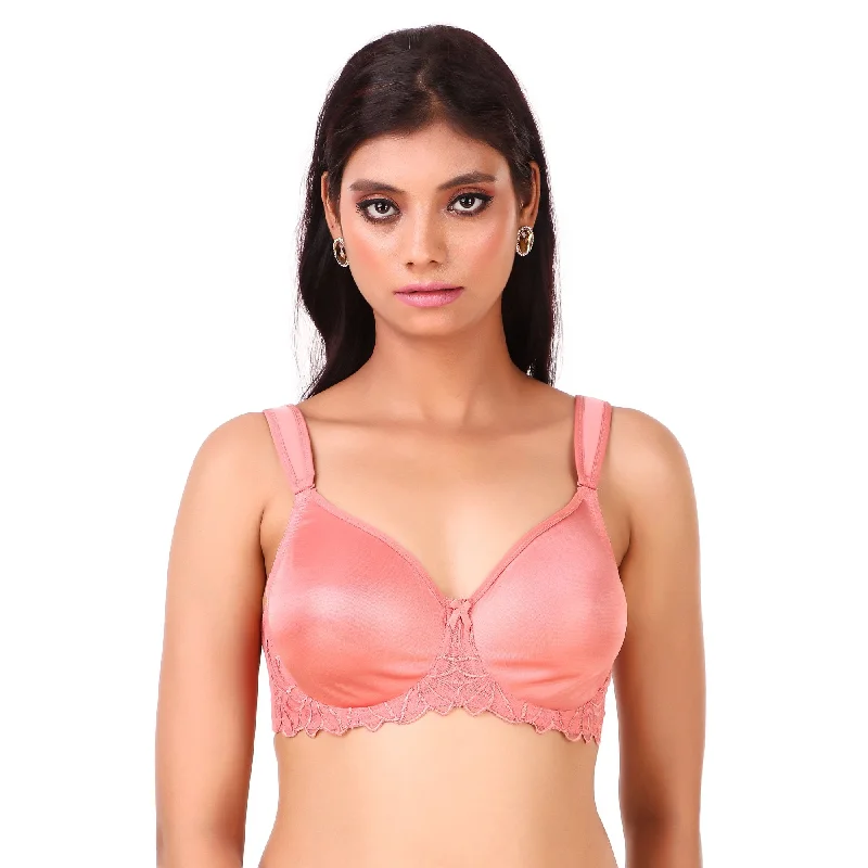lace bras for a romantic look Full - cup bras providing maximum coverage and support​ TRIUMPH-151I380 Wired Non Padded Comfortable Support Big Cup Bra