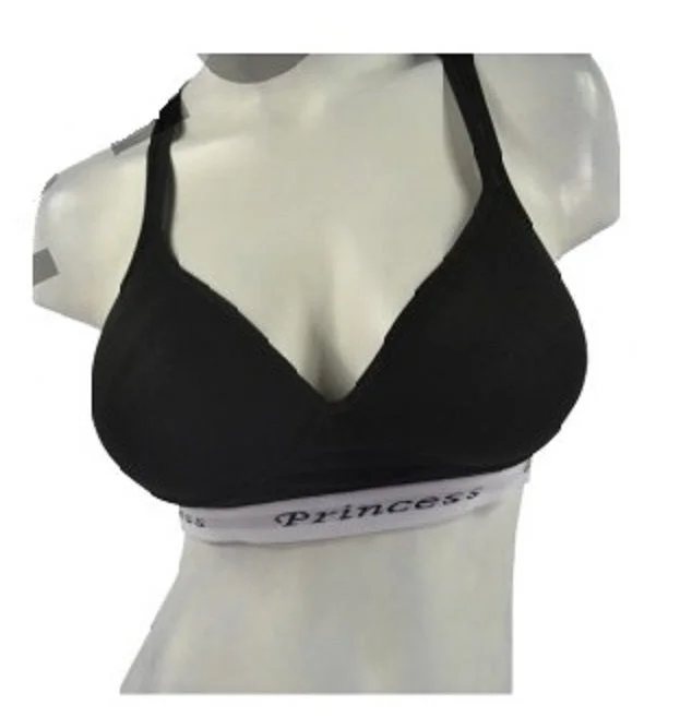 lace bras for a romantic look Bra with an anti - itch lining for added comfort Underwire-Free Support Sports Bra - Black lace bras for a romantic look Bra with an anti - itch lining for added comfort Underwire-Free Support Sports Bra - Black