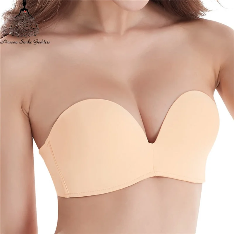 seamless bras for invisible under clothes T - shirt bras with a seamless and smooth finish for wearing under T - shirts Woman Strapless Wedding Bra Non-slip Invisible Bra seamless bras for invisible under clothes T - shirt bras with a seamless and smooth finish for wearing under T - shirts Woman Strapless Wedding Bra Non-slip Invisible Bra