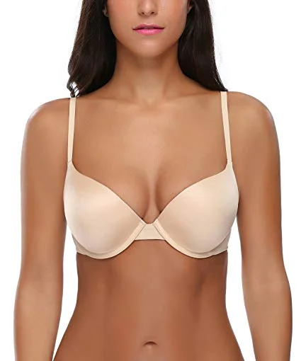 supportive sports bras for running Bra with a mesh - lined cup for better breathability Women's Perfectly Fit Lightly Padded Lined T-Shirt Underwire Push-up Bra supportive sports bras for running Bra with a mesh - lined cup for better breathability Women's Perfectly Fit Lightly Padded Lined T-Shirt Underwire Push-up Bra